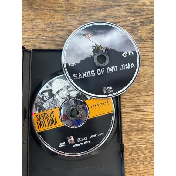 Sands Of Iwo Jima DVD 1949 War Film John Wayne Action Movie Pre-Owned - Picture 2 of 4